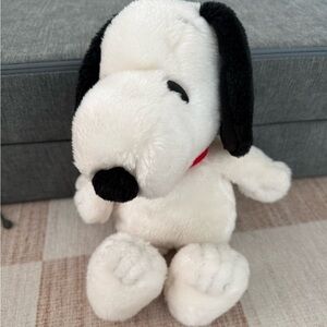 Plush White & Black Dog Toy with Red Collar - Soft Pet Plush Kohl’s Cares
